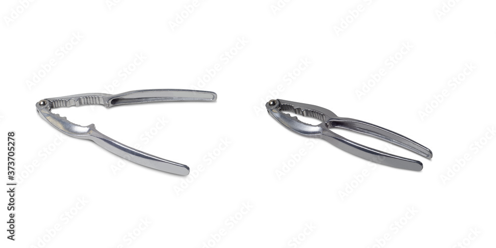 Crab pliers on a white background,with clipping path Crab pliers on a white background,with clipping path