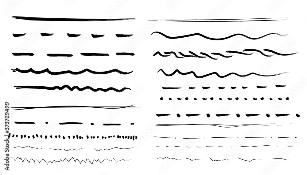 Set of artistic pencil brushes. Hand drawn grunge strokes. Hand drawn doodle lines. Vintage underline border elements, cartoon frame set, pencil grunge decoration. Set of artistic pencil brushes. Hand drawn grunge strokes. Hand drawn doodle lines. Vintage underline border elements, cartoon frame set, pencil grunge decoration.