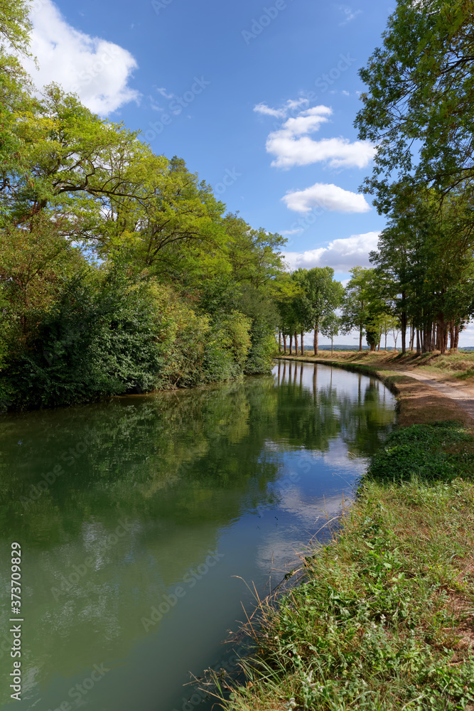 The Ourck canal near Fresne-sur-Marnel village The Ourck canal near Fresne-sur-Marnel village