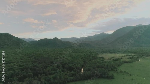 landscape with clouds