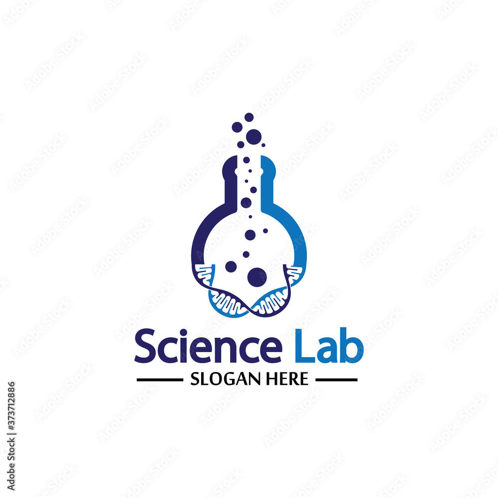 Science Lab logo.Laboratory Tube Logo Template Design Vector, Emblem, Design Concept, Creative Symbol, Icon Science Lab logo.Laboratory Tube Logo Template Design Vector, Emblem, Design Concept, Creative Symbol, Icon