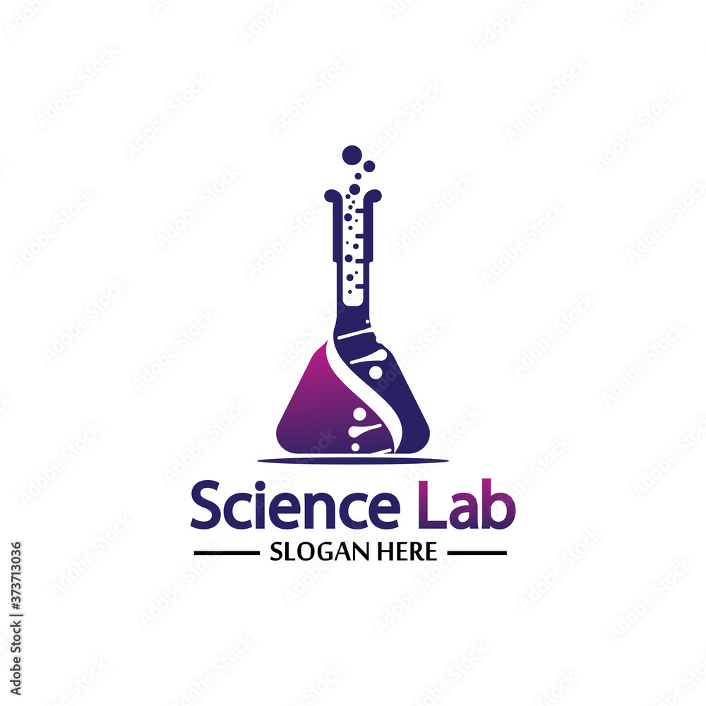 Science Lab logo.Laboratory Tube Logo Template Design Vector, Emblem, Design Concept, Creative Symbol, Icon Science Lab logo.Laboratory Tube Logo Template Design Vector, Emblem, Design Concept, Creative Symbol, Icon