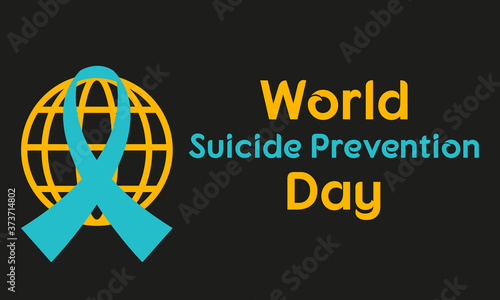 World Suicide Prevention Day (WSPD) is an awareness day observed on 10 September every year. Design for poster, greeting card, banner, and background. 