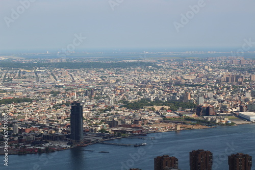 Aerial view of New York City.