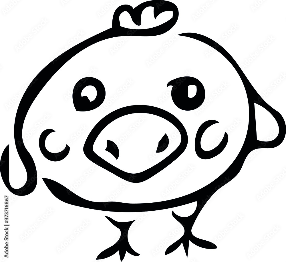 cartoon image of a bird cartoon image of a bird
