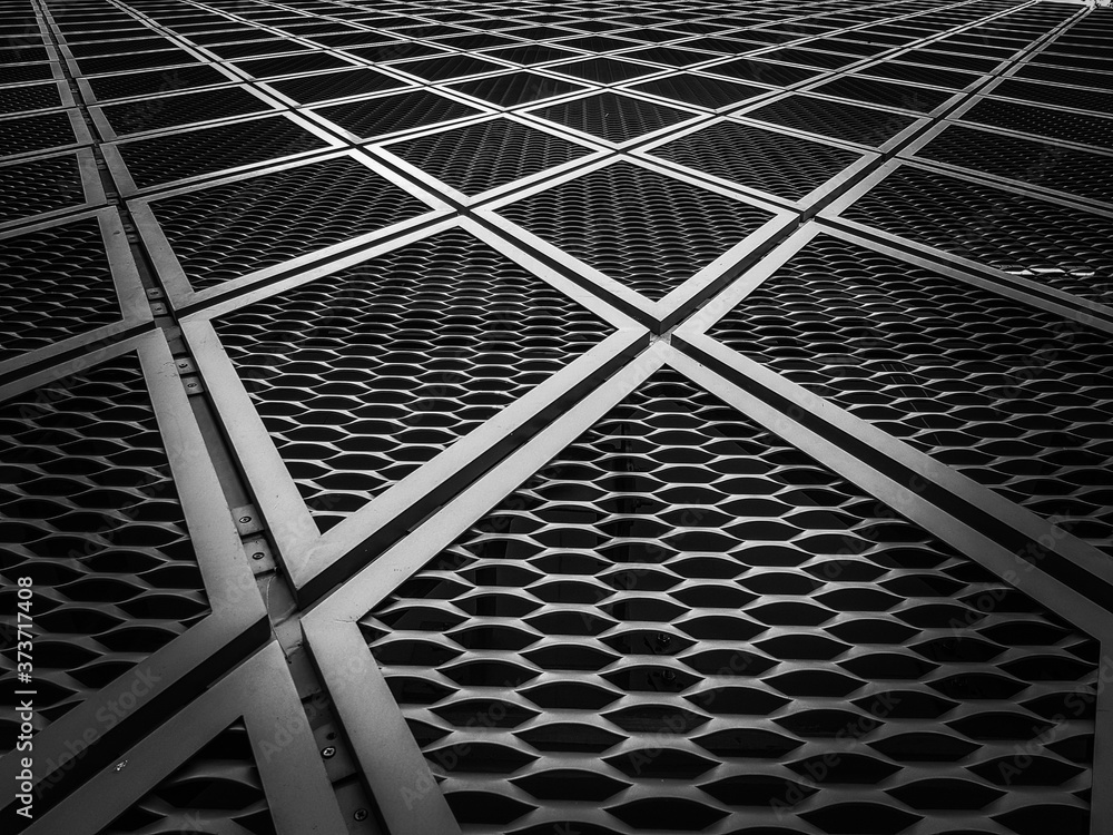 metal grid background metal grid background