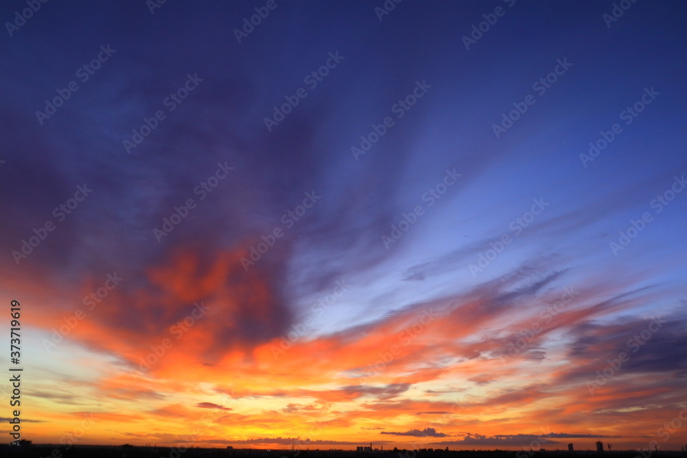 Fototapeta premium The sky before sunrise