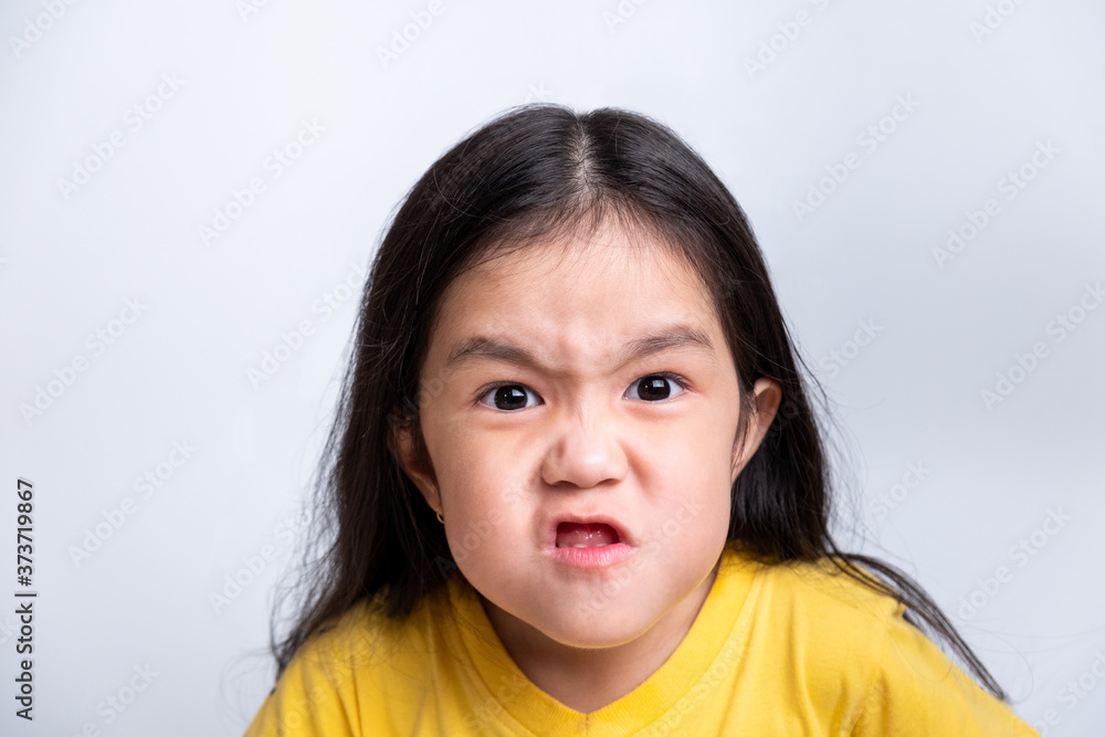 positive emotion of children, happiness, smiling, laughing, enjoy on white background. lovely relationship of brother and sister. portrait of children's feeling positive emotion of children, happiness, smiling, laughing, enjoy on white background. lovely relationship of brother and sister. portrait of children's feeling