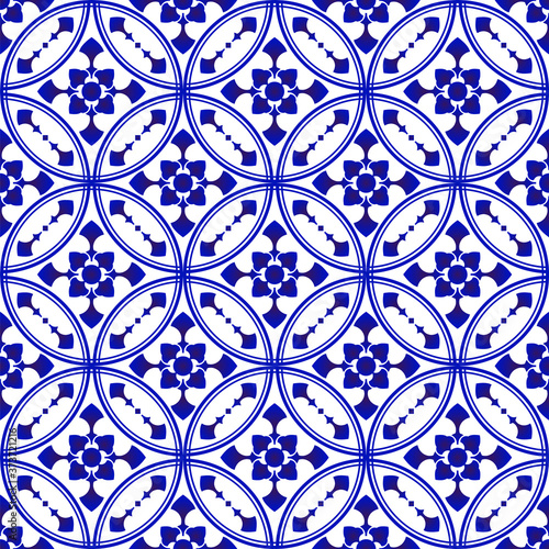 blue and white wallpaper