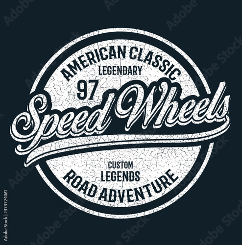 Motorcycle theme vector  typography and illustrations  for  t-shirt prints and other uses.