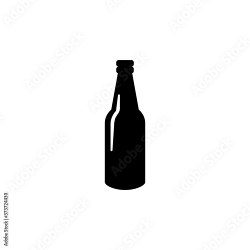 Bottle icon isolated vector on white