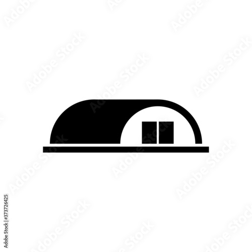 Bunker icon isolated vector on white