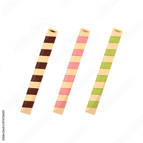 Chocolate sticks. Dipped stick. Dipped stick pattern vector. chocolate dipped cookie sticks. Matcha and strawberry sticks.