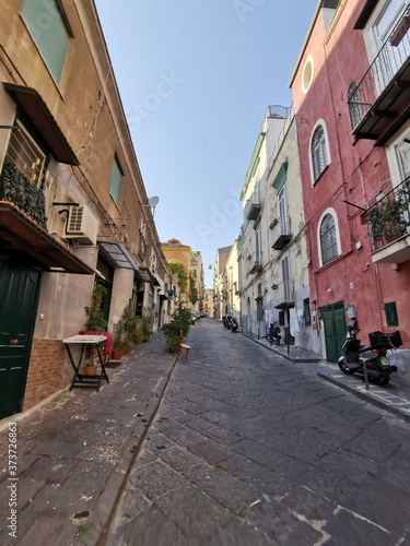 narrow street in Naples