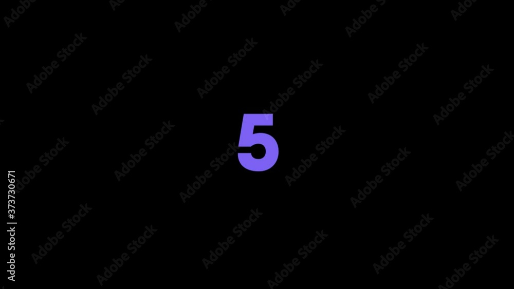 Countdown From 10 to 0 With Gradient Colors Countdown From 10 to 0 With Gradient Colors