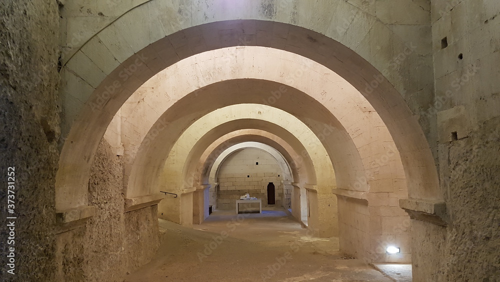 Fototapeta premium MONTMAJOUR ABBAYE
