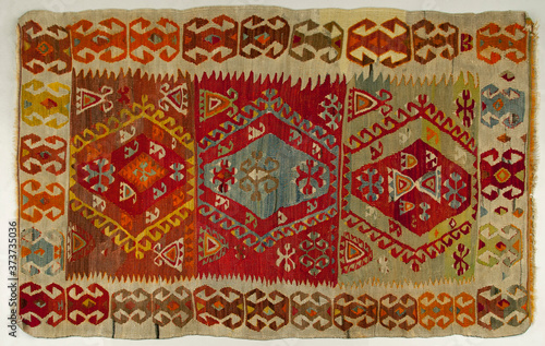 Картината върху платно Traditional old handmade Turkish Carpet
