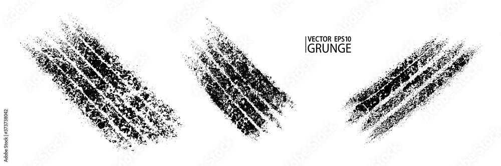 Tire track grunge vector. Car wheel tires track overlay. Speed race and ...