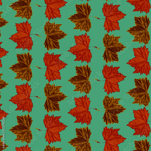 Maple leaf pattern