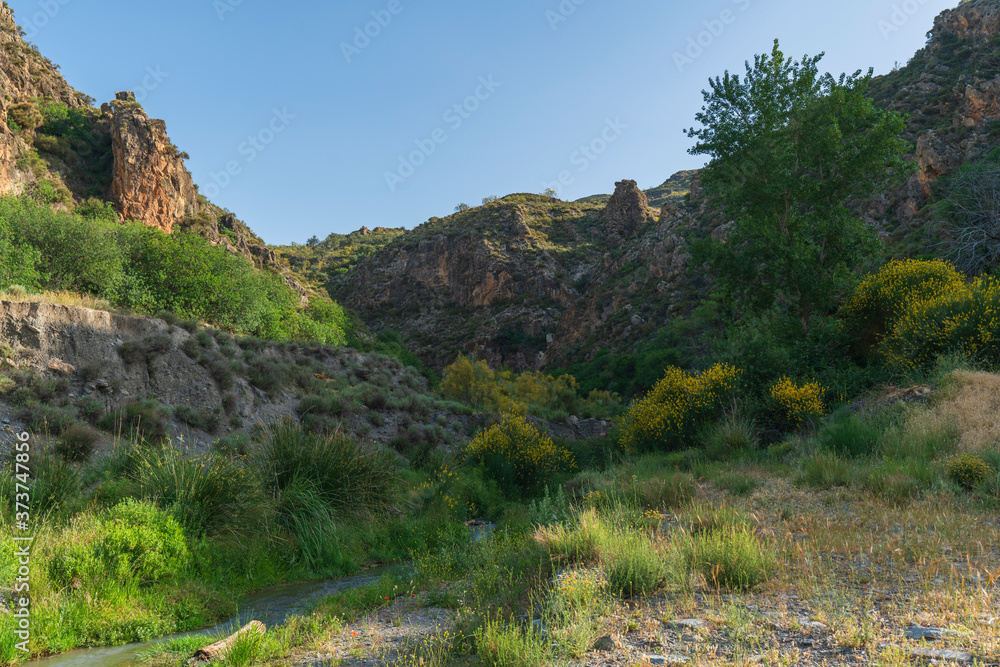 mountainous landscape in southern Spain mountainous landscape in southern Spain