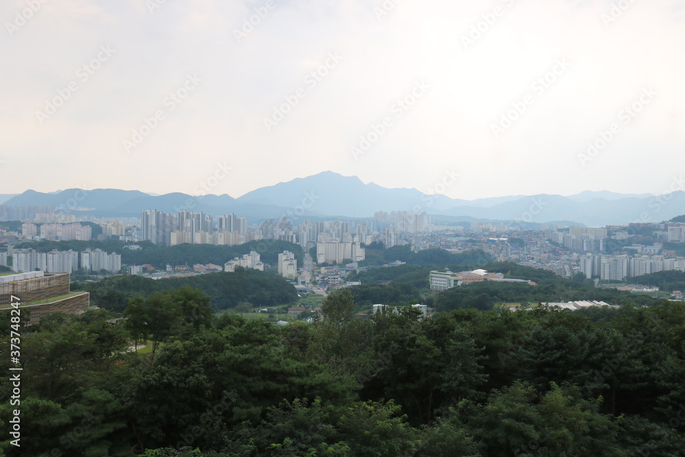 Fototapeta premium panorama of the city