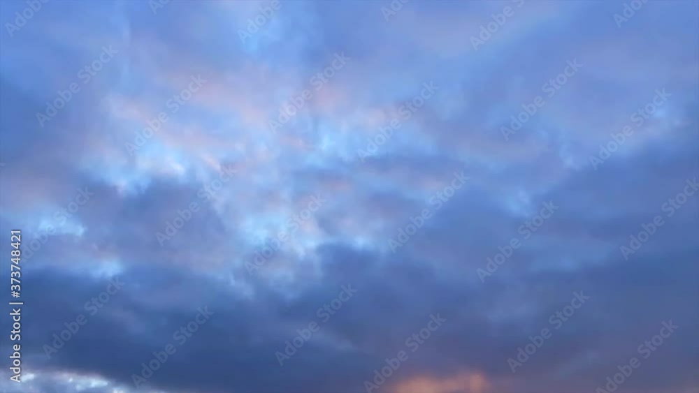 Dynamic sunset sky with clouds Dynamic sunset sky with clouds