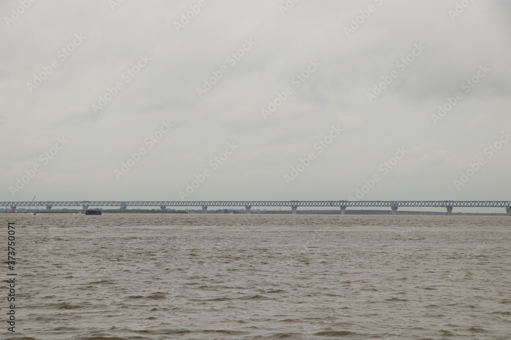 padma bridge on padma river at Bangladesh padma bridge on padma river at Bangladesh