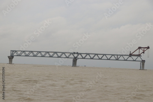 padma bridge on padma river at Bangladesh © Sohel