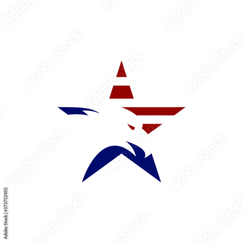 Free Download Simple American Eagle Star - GFXLoad