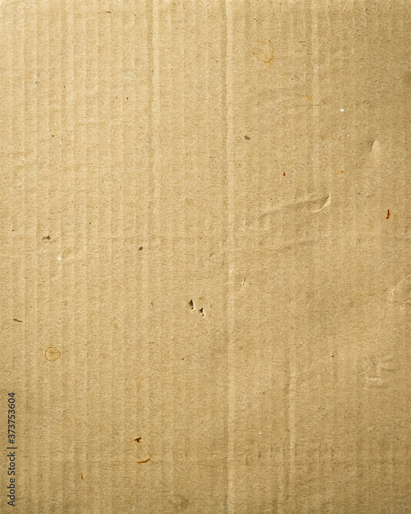 Fototapeta premium Old cardboard texture. Cardboard background.