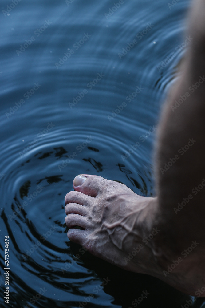 foot on the cold water foot on the cold water