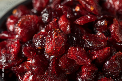 Raw Red Organic Dried Cranberries