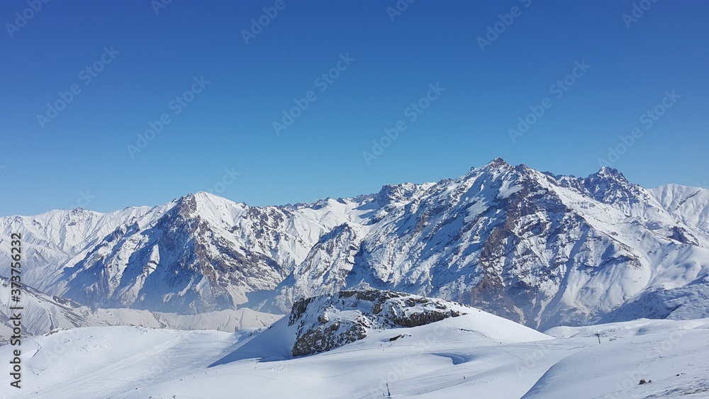 snowy mountains and winter season
snowy mountains and winter season
