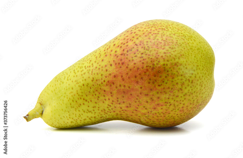 Colorful pears over white background Colorful pears over white background