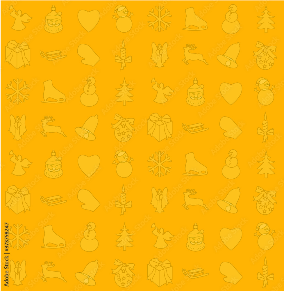 Christmas colored icon set Christmas colored icon set