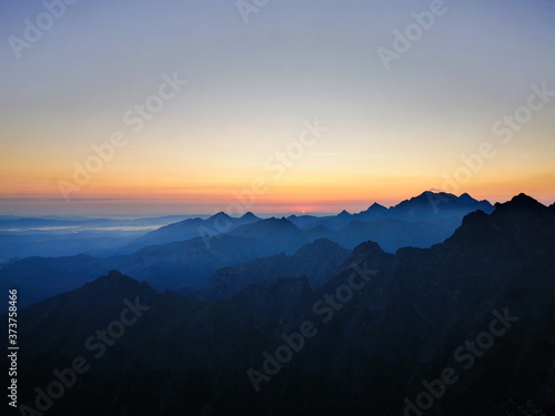 sunset in the mountains © Tomek
