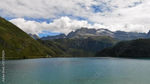 lago in val formazza in italia  photo