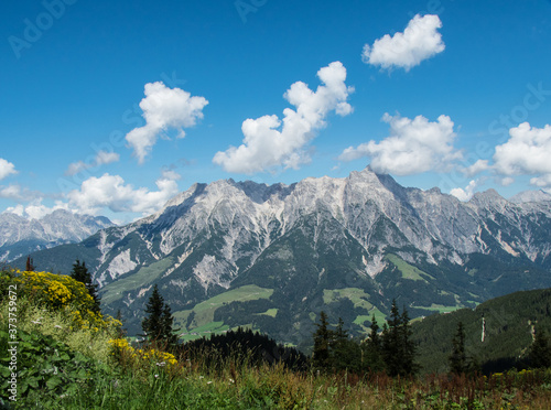 Ausblick vom Saalachtaler Höhenweg im Salzburger Land