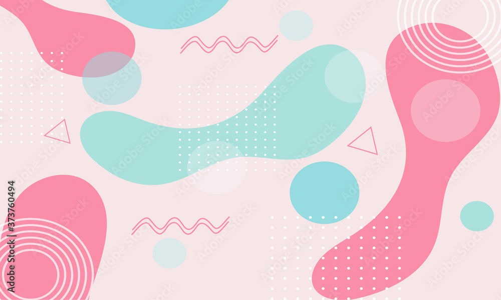 Abstract background with smooth color effect . Modern design and connecting dots and shape  . Vector illustration for design.