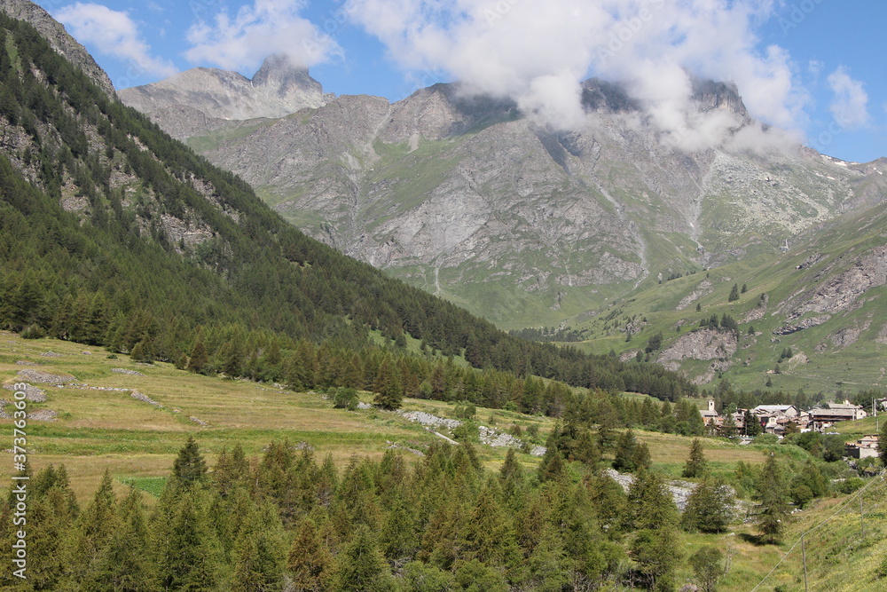 Views of the Varaita Valley, known as the 