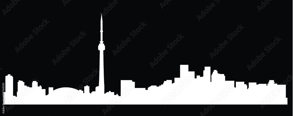 Toronto, Canada silhouette