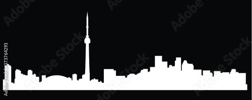 Toronto, Canada silhouette