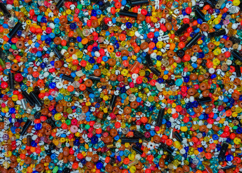 beads of different mixed colors © sebi_2569