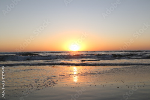 Playa atardecer