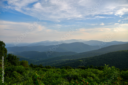 mountain landscape with clouds © Victoria