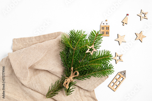 Eco friendly Christmas holidays decoration