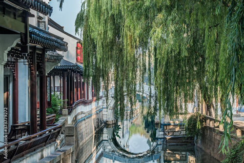 China, Jiansu, Suzhou. Pingjiang historic district. photo