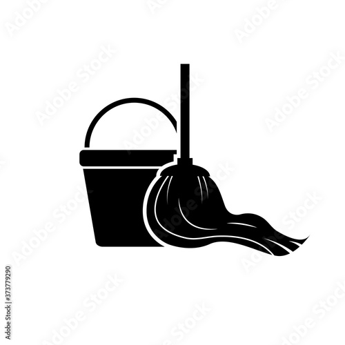 Cleaning icon, cleaning company, cleaning, logo isolated on white background