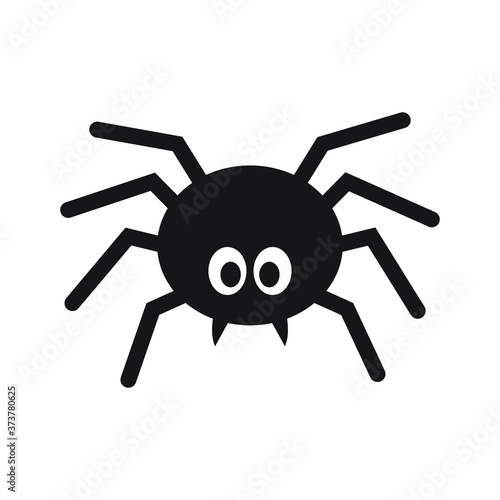 Cute spider vector isolated