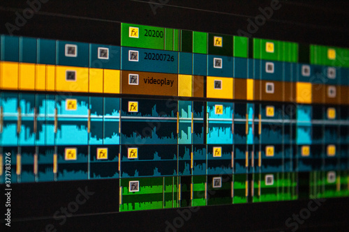 Video Editing Timeline Premiere Pro Color Label